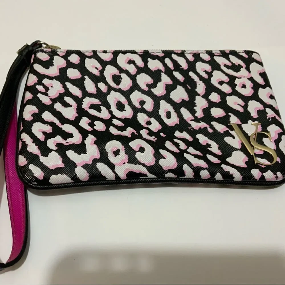 New Victoria’s Secret leopard Mini Cosmetics/ Coin Bag